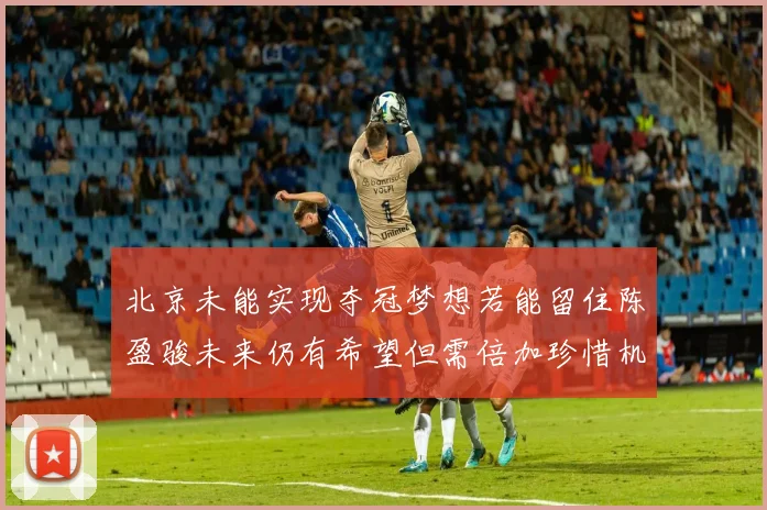 北京未能实现夺冠梦想若能留住陈盈骏未来仍有希望但需倍加珍惜机会